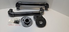Industrial Pipe Towel Bar, Door Pull, Iron Handrail