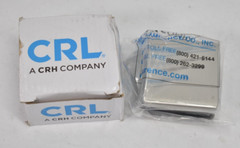 CR Laurence CRL Brushed Stainless Z Series Square Type Z910BS For 3/8″ Glass