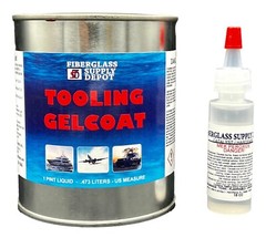 Red Tooling Gelcoat (Pint ) & 15cc Hardener