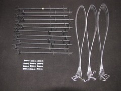 Mobile Home Parts Set of 12 Auger Type Anchors Tie Down Straps & Bolts