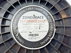 1000FT 1/8 ” T316 Stainless Steel Cable for 7×7 Silver For Cable Railing
