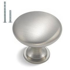 homdiy 30 Pack Cabinet Knobs Brushed Nickel 30 Pack, Satin