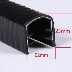 U-Shape Rubber Guard Edging Trim Seal Strip Sealing Anti-Collision Protector