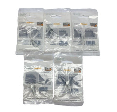 LOT OF 5 SCHLUTER RONDEC IN CORNER ID/RO80HG ALUM LIGHT SILVER H= 8.0mm (5/16″)