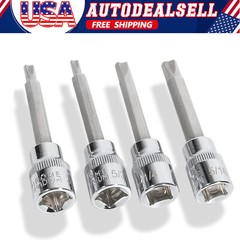 For Chevy Cars Trucks Older Clutch Head Bit Socket Set 3/8″ Square Drive 4 Pack