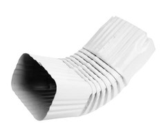 Gutter Downspout Elbow 2×3 75 Degree Aluminum Style A Rain Water Runoff