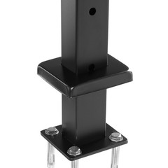 4-Pack Cable Railing Post, 42x1x2 In Horizontal-Hole Deck Railing Post with Pre-