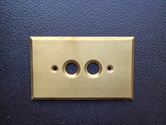 Vintage Brass Electric Switch Plate And Outlet Covers