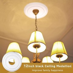 Add Elegance to Your Ceiling with 12 Molded PU Ceiling Medallion Waterproof