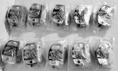 10 Pack ‘Designers Impressions’ 53621-10 Satin Nickel Windtite Sash Locks
