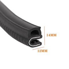 1m U-Shape Rubber Skeleton Seal Strip – For Cabinet Chassis Dustproof Windbreak