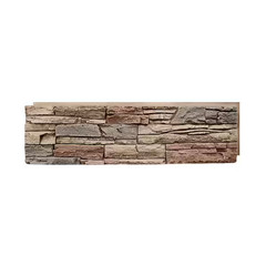 42 in. W x 12 in GenStone Desert Sunrise Faux Stone Siding Panel Composite Panel