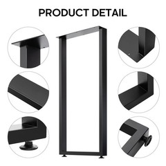 Whuangkaka 36 Inch Metal Bar Table Legs For Desk Dining Table Adjustable Feet