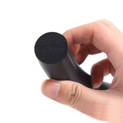 Sponge Cord Black Foam EPDM Rubber Gasket Trim Seal 5 6 7 8 9 10 12 14 16-20mm