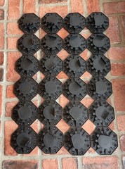 24 Pack Of Adjustable Deck Support Pedestals 2.26 Inches Max Height.