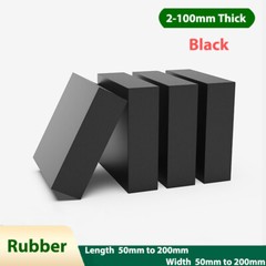 Rubber Blocks Solid Square Sheet Cushioning Damping Plate Industrial 50mm-200mm