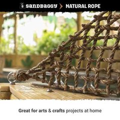 1 ROLL – Sisal Rope 1/4 In x 500 Ft- Cat Scratching Post Toys – Chemical Free