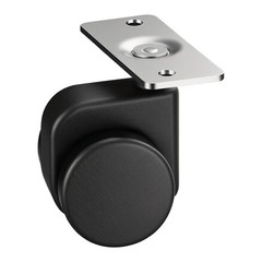 Swivel Casters with Brake – Cold Rolled Steel and Plastic Construction