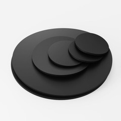 Fluorine Rubber Disc Φ 5mm-150mm Solid Round Seal Gaskets 1/1.5/2/3/4/5/6/8mm