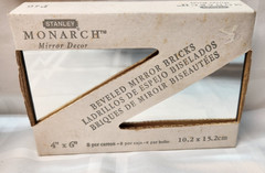 4″ x 6″ Beveled Mirror Bricks Décor STANLEY Monarch #P46 Sealed Box of 8
