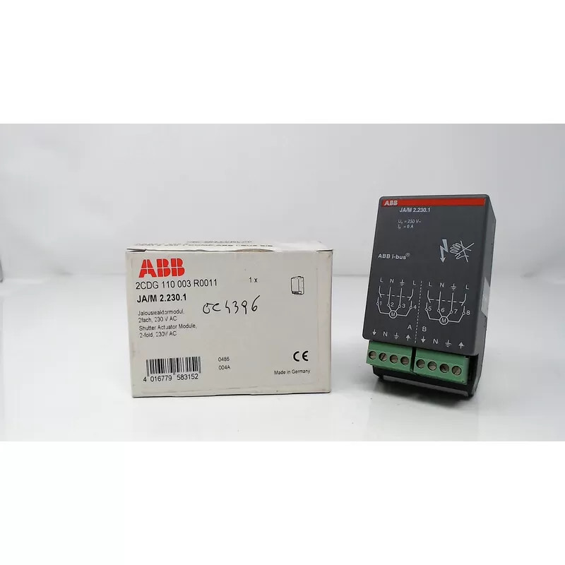 ABB JA//M 2 230 1 module actuator shutters 2 channels 230v acb ec 439 6