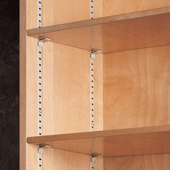 Shelf Clips, Adjustable Supports Clip for 255 Standard Pilaster, Heavy Duty Meta