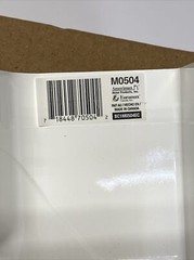 Lot Of 4, Amerimax M0504 Gutter Inside CORNERS K-Style Vinyl White, 5” New