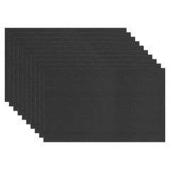 10pcs corrugated plastic sheets 5mm, for posters 46x61cm black