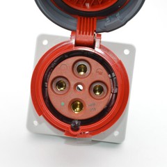 1PC NEW MENNEKES INDUSTRIAL PLUG TYP：1457 125A