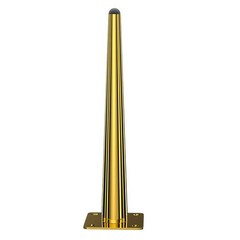 Osring 30 Inch Furniture Table Legs Golden Steel Round Tapered Modern Coffee