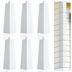 6 Pcs Aluminum Siding Corners 8 Inch Outside Siding Corner Caps Smooth Siding…
