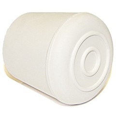 Furniture Leg Tip, Off White Rubber, 1-1/8-In., 4-Pk. – F32014TV