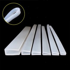Silicone Rubber U-Shape Sealing Strip Slot width 1mm~ 15mm U Channel Edging Trim