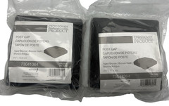 Post Cap 4.25″ × 4.25″ 4 1/4″ x 4 1/4 73041364 Aged Bronze TWO PACK Barrette