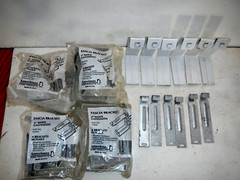 22 pcs Rain Gutter Fascia Brackets 5″ White Galvanized Steel Amerimax 33-020