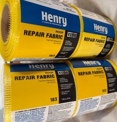 Henry Roof Repair Fabric 6 Rolls 4 X150’ NEW Flexible Roof Repair Kit