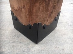 4″ Decorative Pergola / Porch Cedar Post Mounting Anchor Bracket Plate 4 inches