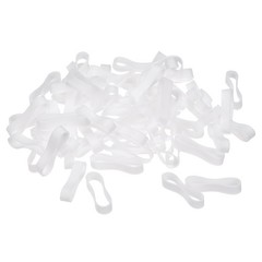 100Pcs Silicone Rubber Bands Ring Non-slip 20mm Dia 0.7mm Thick 5mm Width