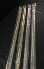 Stanley Steel Plated Nickel/Brass Continuous Hinges 1-1/16″ x 30″ Set of 4
