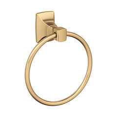 Amerock Bh36012 Highland Ridge 7-7/16 Wall Mounted Towel Ring – Champagne Bronze