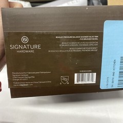 Signature Hardware SBE8010ZBN – Brushed Nickel – Balance Shower Valve Trim