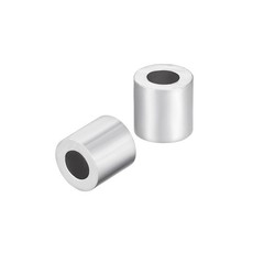 M3 Aluminum Sleeve Crimp 3mm Steel Wire Rope Button Stop Clips 20 Pcs