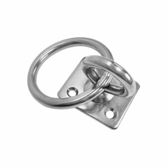 Square Swivel Pad Eye Plate W Ring 1/4″ Welded Formed WLL 380Lbs Marine Boat