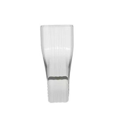 3 In. X 4 In. White Vinyl Downpipe – A/B Elbow