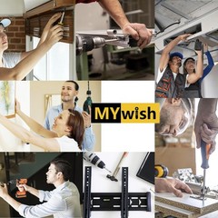 Mywish 500Pcs #8×1-1/2 Inch, Black Self Tapping #8×1-1/2″ (500 pcs),
