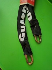 Guard Security 968 Heavy Duty Hardened Steel Square Link Bike Chain,Black,