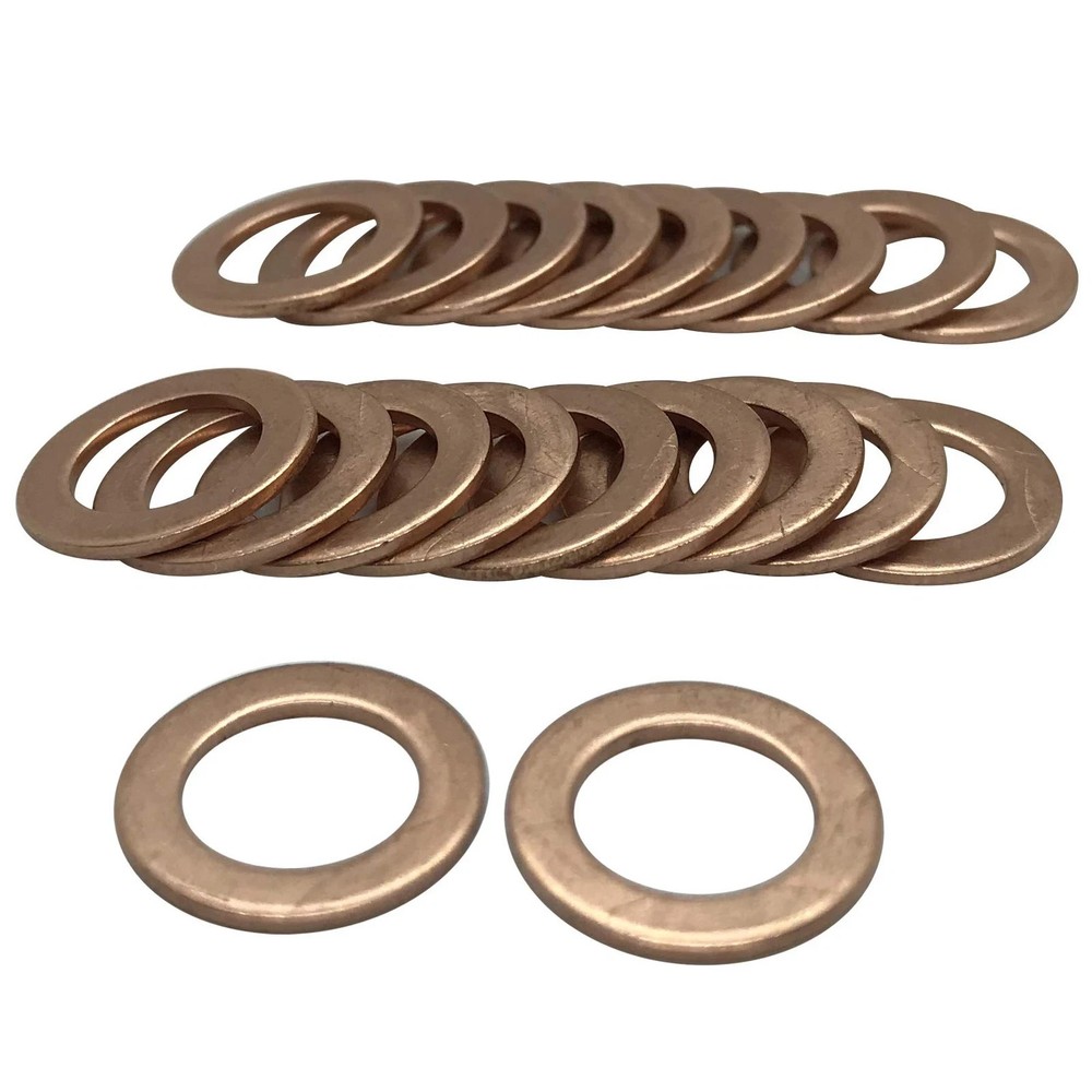 3/8″ 10mm ID Copper Crush Washers M10 x 1 10x16x1 mm,