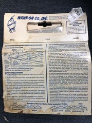 Vintage WRAP-ON Roof and Gutter Electric Deicing Cable – 20′ #14020 GC20 160 W