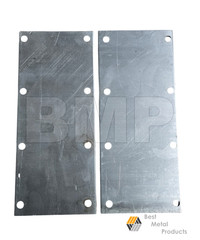 Mending Plates 11.8″x5″ Set of 2 6 Gauge Galvanized Steel Repair Brack – 1300401