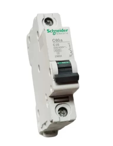 Schneider Automatic Magnetic Thermal c60a 4.5ka 1p 25a Curve C 23853 Switch